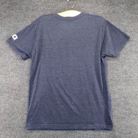 E5 University of Michigan Wolverines Men's T-Shirt Blue Medium Short Sleeve - Picture 3 of 11